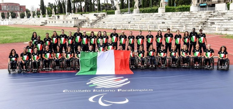 atleti della squadra italiana che gareggerà alle paralimpiaid i tokyo